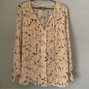 In Every Story Floral Blouse 1X